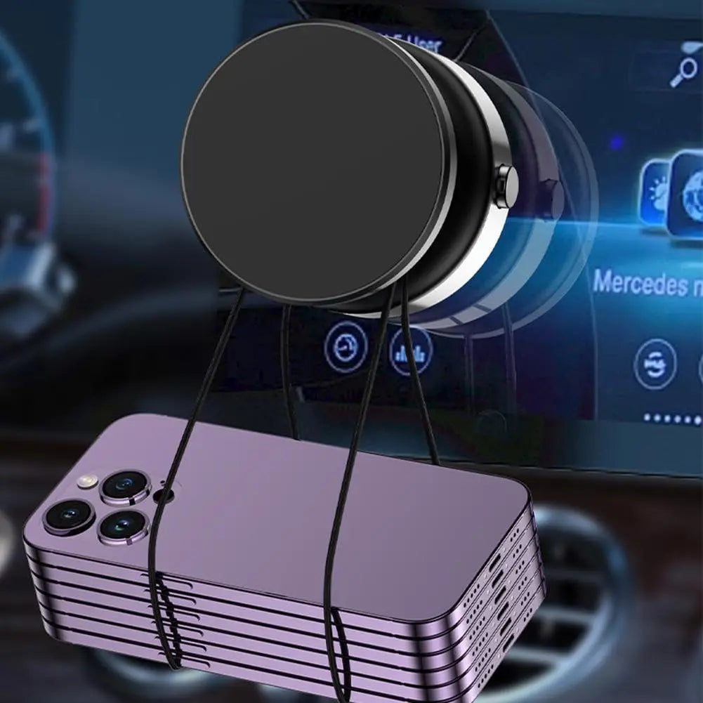 Magnetic Wireless Car Charger Mount - Fast Charging and Secure Hold Phone Mount None 